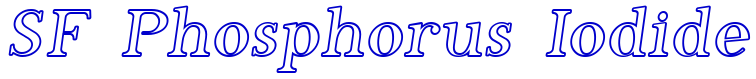 SF Phosphorus Iodide font